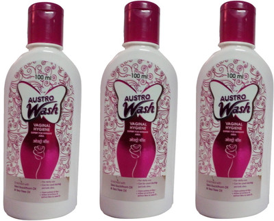 

Austro Wash Vaginal Hygiene Intimate Wash(100 ml, Pack of 3)