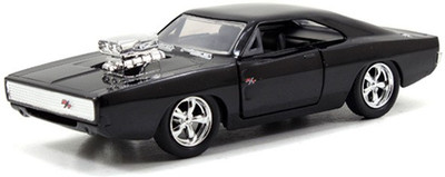 

JADA TOYS Fast & Furious 1: 32 1970 Dodge Charger (Sreet) - Black - Metal Die Cast(Multicolor)