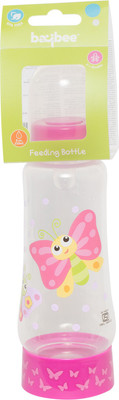 

Baybee Premium Breastmilk Feeding Bottle 250Ml with NaturalWave Nipple | Bottles, Medium Flow Nipples | Soft Silicone Nipple, Collapse Resistant Assorted color - 250 ml(Grey)
