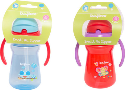 

Baybee Premium 3 Stage Milk and Water Spill-Proof, 150Ml Leak-Proof, Break-Proof Insulated Toddler Straw Sippy Cup Set - 150 ml(Beige)