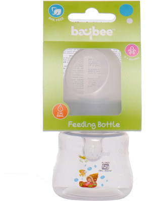 

Baybee Premium Breastmilk Feeding Bottle with NaturalWave Nipple | Bottles, Medium Flow Nipples | Soft Silicone Nipple, Collapse Resistant Assorted color - 60 ml(Pink)