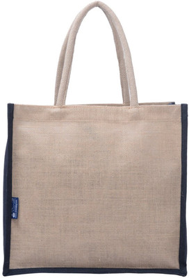 

Promise Bags Perfect Eco Friendly Naturally processed Multipurpose Reusable Jute Bags(Full Cream Black Boarder ) Multipurpose Bag(Multicolor, 5 L)