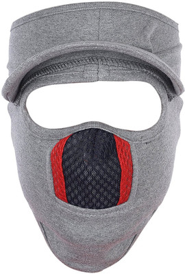 H-Store Grey Bike Face Mask for Men & Women(Size: Free,  Balaclava)