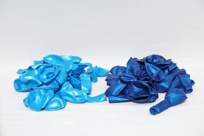 

shopely Solid s dblue&lblue_100 Balloon(Multicolor, Pack of 100)