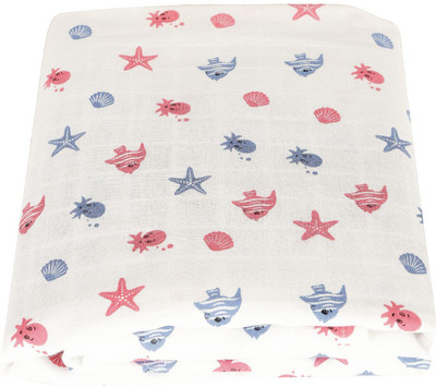 

Brother Baby Printed  Swadding Baby Blanket(Cotton, Multicolor