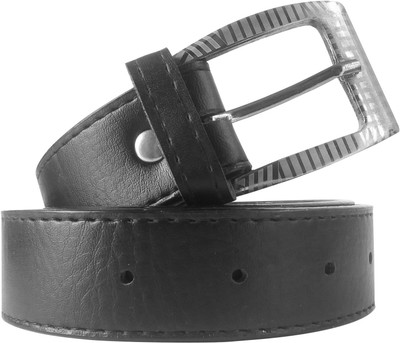 

femina09 Men Casual, Party, Formal, Evening Black Artificial Leather Belt