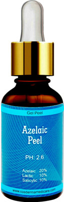 

Cosderma Salicylic Acid Peel 10% Azelic Acid 20% Lactic Acid- Salicylic peel With Neutralizer Spray for Acne Cleraing, Sebum & Acne Scar Reduction, Remove Pigmentation Blackheads whiteheads from SKin Prevent Future Breakouts(30 ml)