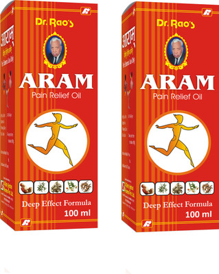 

Dr.Rao's ARAM(Pain Relief Oil)(100ml)(Pack Of 2)(200 ml)