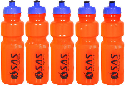 

SAS Fitness Safe Fresh Water 750 ml Sipper(Pack of 5, Orange)