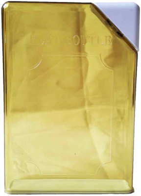 

GreenViji Reusable Flat ABS Water Bottle | Special Book Shape Design Plastic Memo Flat Portable Water Bottle 595 ml Sipper(Pack of 1, Multicolor)