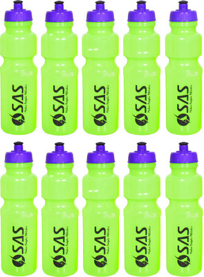 

SAS Yoga Safe Fresh Water 750 ml Sipper(Pack of 10, Green), Fluorescent green