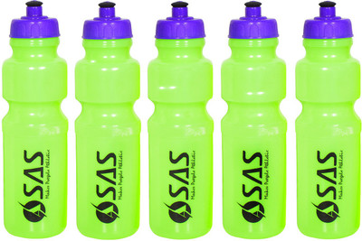 

SAS Cycling Safe Fresh Water 750 ml Sipper(Pack of 5, Green), Fluorescent green
