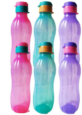 

GreenViji Flip Polypropylene Bottle 1000 ml Sipper(Pack of 6, Multicolor)