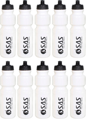 

SAS Fitness Safe Fresh Water 750 ml Sipper(Pack of 10, White)