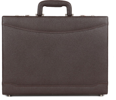

C Comfort Faux Leather Briefcase Medium Briefcase - For Men & Women(Brown)