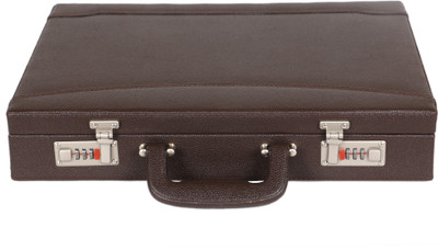 

OBANI Faux Leather Briefcase Medium Briefcase - For Men(Brown)