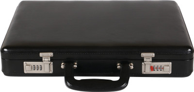 

OBANI Faux Leather Briefcase Medium Briefcase - For Men(Black)