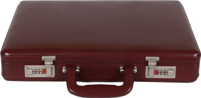 

C Comfort Faux Leather Briefcase Medium Briefcase - For Men & Women(Brown)