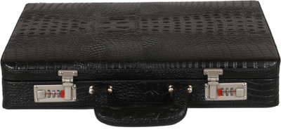 

C Comfort Faux Leather Briefcase Medium Briefcase - For Men & Women(Black)