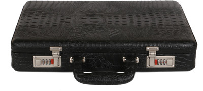

OBANI Faux Leather Briefcase Medium Briefcase - For Men(Black)