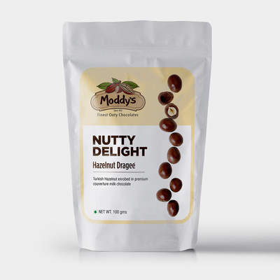 

moddys Nutty Delight Hazelnut Dragee Crackles(0.100 g)
