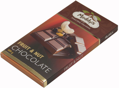moddys Fruit & Nut Chocolate Bar Bars(100 g)