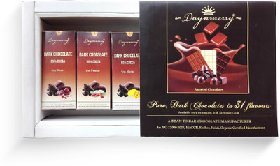 

Daynmerry "Daynmerry" Flavoured 65% Dark Chocolate - 55 gm- Pack of 9 Bars(Pack of 9, 495 g)