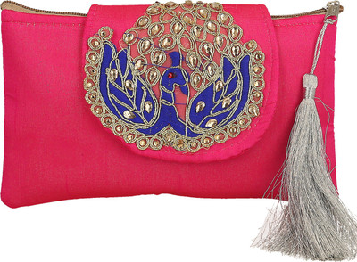 

Inner Beats Casual, Party Pink Clutch