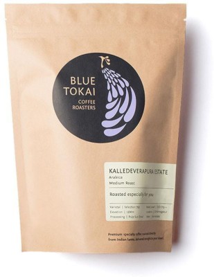 

Blue Tokai Coffee Roasters Kalledeverapura (Pulp Sun Dried) Estate (Medium Roast) Coffee Beans (French Press) Roast & Ground Coffee 250 g(Chocolate Flavoured)