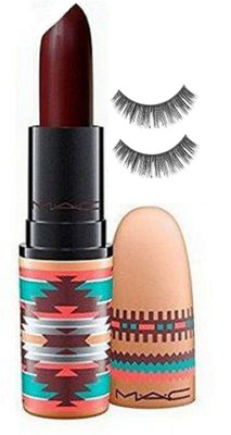 

studio Eyelashes, Mac Vibe Tribe Lipstick Caver 3 gm(Set of 2)