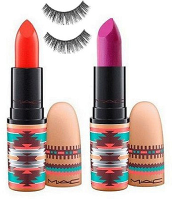 

studio Eyelashes, Mac Vibe Tribe Sheer Lipstick(Set of 3)