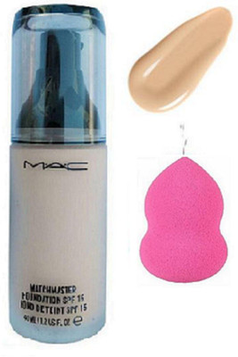 

studio Sponge Blender Puff In Any Color& MAC Matchmaster Foundation SPF15 Fond De Teint SPF15(Set of 2)