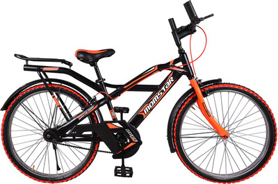 

Mustang® Momster Dude Bike For Teenagers Black&Red 24 T Mountain Cycle(Single Speed, Multicolor)