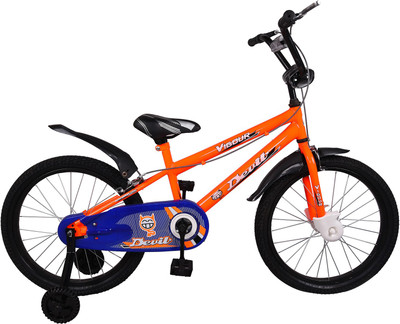 

Mustang® Vigour Devil Sporty Bike For Kids Of Age 5-8Yrs orange&Black 20 T Recreation Cycle(Single Speed, Multicolor), Black;orange