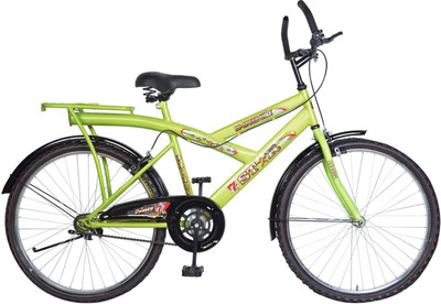 

Mustang® Prince 7 Star IBC Bike For Adults Green 26 T Mountain Cycle(Single Speed, Multicolor)