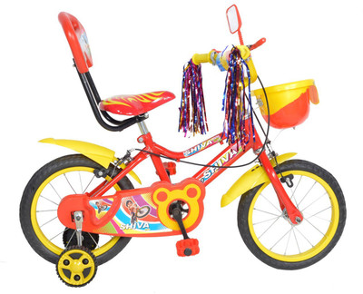 

Mustang® Sports Kids Bike For Kids of 2-5Yrs Red&Yellow 14 T Single Speed Recreation Cycle(Multicolor)