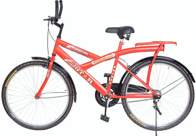

Mustang® Prince 7 Star IBC Bike For Adults Matt Red 26 T Single Speed Mountain Cycle(Multicolor)