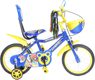 

Mustang® Sports Kids Bike For Kids of 2-5Yrs Blue&Yellow 14 T Single Speed Recreation Cycle(Multicolor)