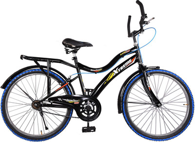 

Mustang® Momstar Xtreme Bike For Teenagers Black&Blue 24 T Recreation Cycle(Single Speed, Multicolor)