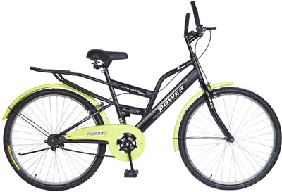 

Mustang® Prince Power IBC Dual Suspention Bike For Adults Black 26 T Single Speed Mountain Cycle(Multicolor)