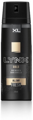 

Lynx Gold Body Spray Deodorant 200Ml-All Day Fresh Deodorant Spray - For Men(200 ml)