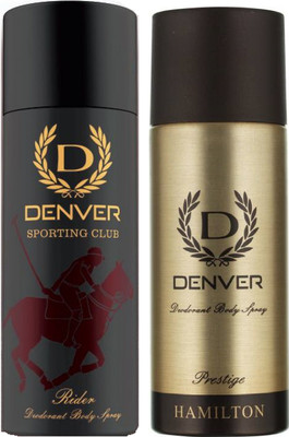 

Denver Sporting Club New Rider, Prestige dorant Body Spray - For Men(330 ml, Pack of 2)