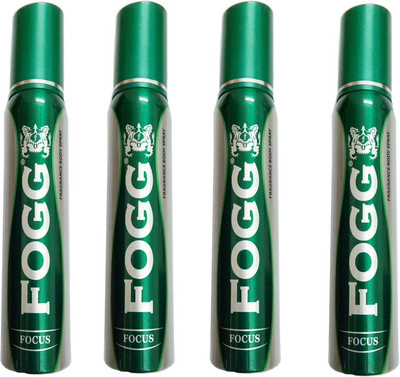 

Fogg FOCUS DEODORANT 120 ML Body Spray - For Men & Women(120 ml, Pack of 4)