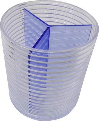 

Confidence 1 Compartments Plastic Pen Stand(White)
