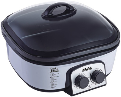 

Inalsa Cook and Serve 1400 Watt Multi Cooker 5 L Electric Deep Fryer