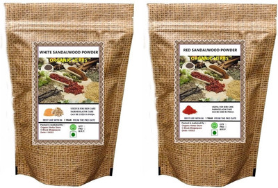 

Organic Herbs White SandalWood & Red SandalWood Powder(50 g)