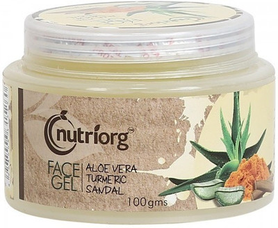 

Nutriorg Aloe Vera Face Gel Turmaric Sandal 100gms(100 g)
