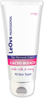 

LeOvs Lacto Bleach Cream with Milk and Honey For All Skin types(100 ml)