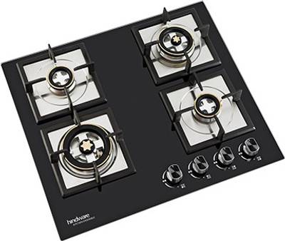 Hindware Hindware Flora Plus 4B HOB Glass Automatic Hob 4 Burners
