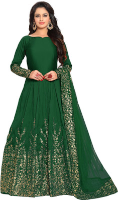 Ethnic yard anarkali store gown